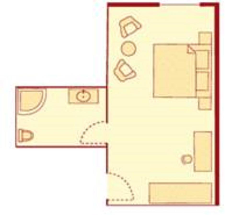 בורקום Strandhotel Hohenzollern מראה חיצוני תמונה